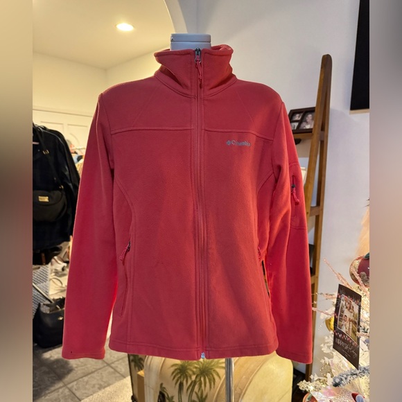 Columbia Jackets & Blazers - Columbia Women’s Full Zip Fleece Jacket | Coral Pink| Size M